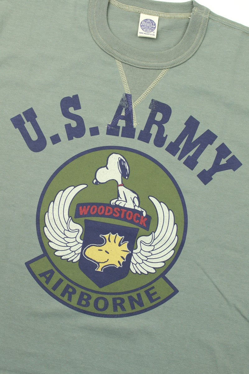 TMC2560 / TOYS McCOY SNOOPY TEE “U.S. ARMY AIRBORNE SUBDUED”