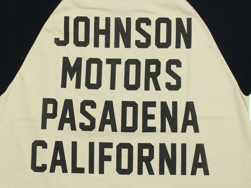 TMC2635 / TOYS McCOY ON ANY SUNDAY RAGLAN TEE " JOHNSON MOTORS "