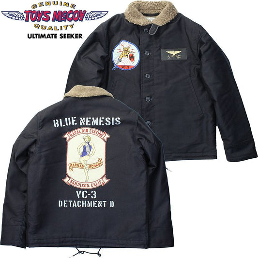 TMJ2319 / TOYS McCOY N-1 DECK JACKET MARILYN MONROE "MISS N.A.S."