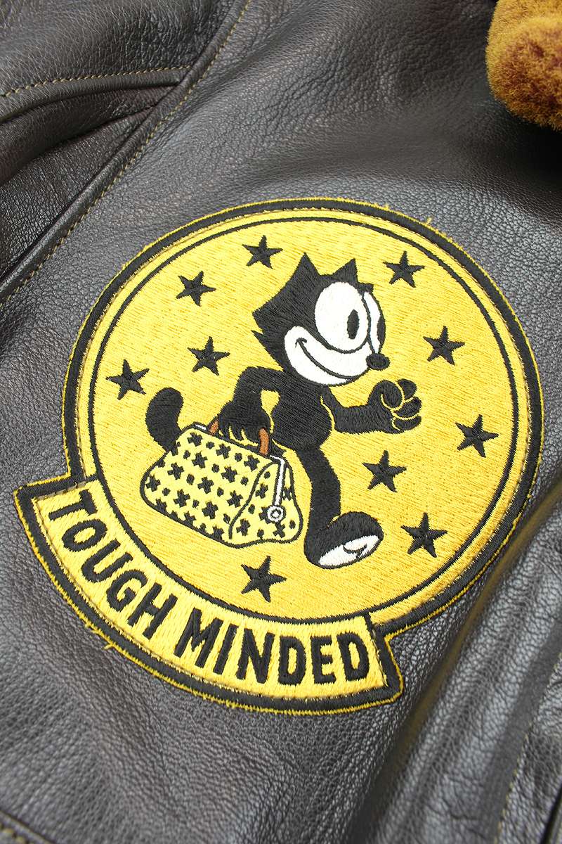 TMJ2322 / TOYS McCOY TYPE G-1 MIL-J-7823D FELIX THE CAT "TOUGH MINDED"