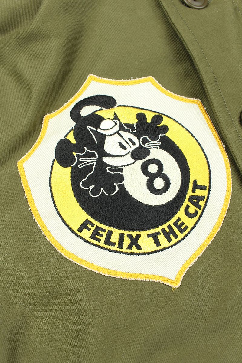 TMJ2323 / TOYS McCOY N-1 DECK JACKET FELIX THE CAT "8 BALL"