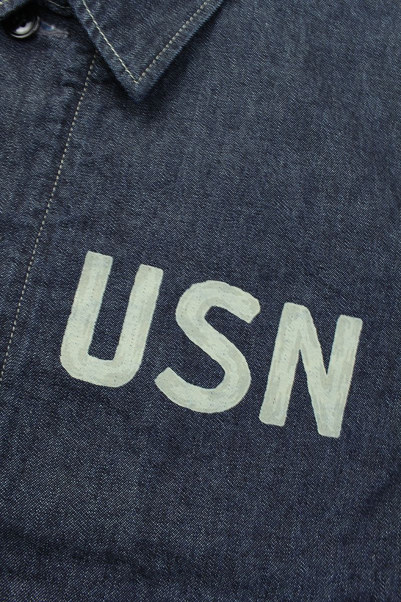 TMJ2408 TOYS McCOY U.S.NAVY DENIM UTILITY JACKET