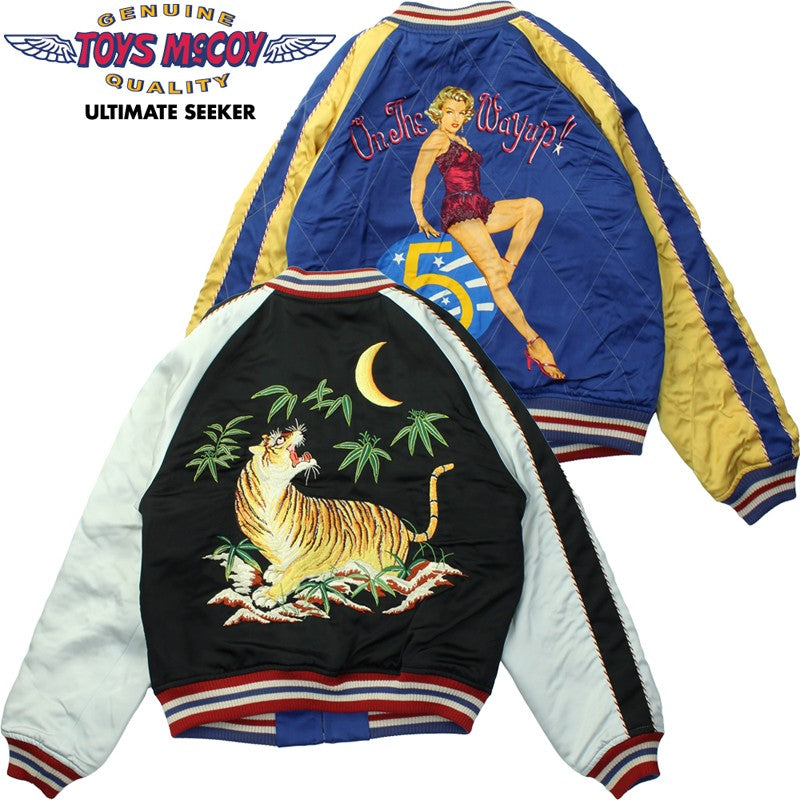 TMJ2501 / TOYS McCOY MARILYN MONROE SOUVENIR "SUKA"JACKET " ON THE WAY UP "