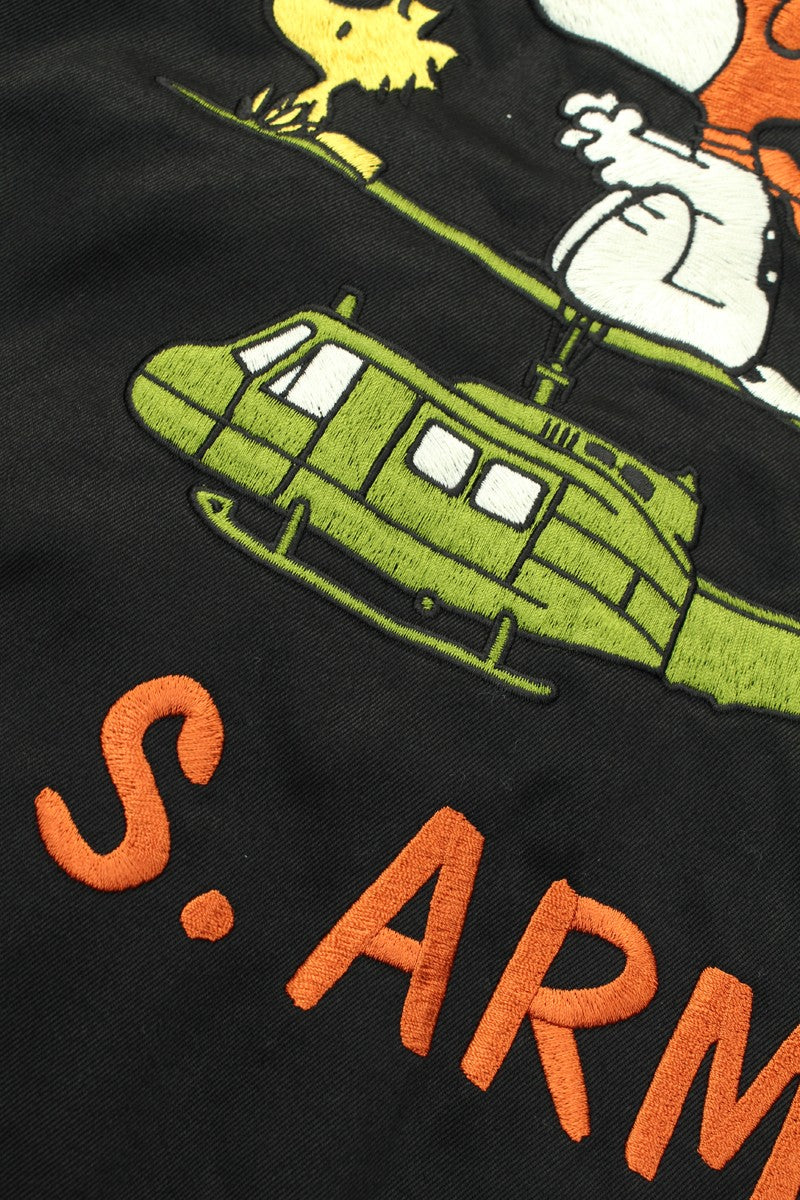 TMJ2504 / TOYS McCOY SOUVENIR JACKET SNOOPY " U.S.ARMY FLYING ACE "