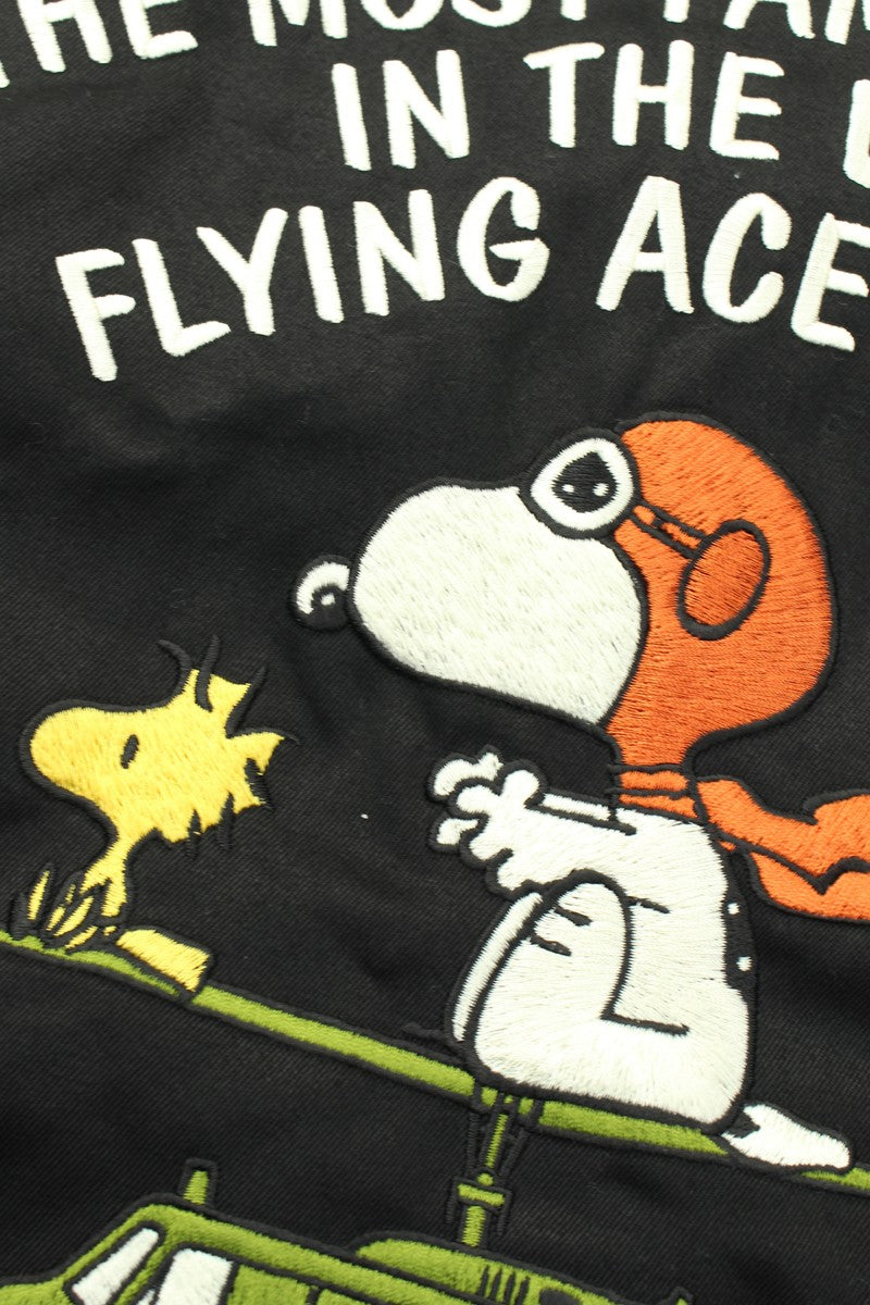 TMJ2504 / TOYS McCOY SOUVENIR JACKET SNOOPY " U.S.ARMY FLYING ACE "