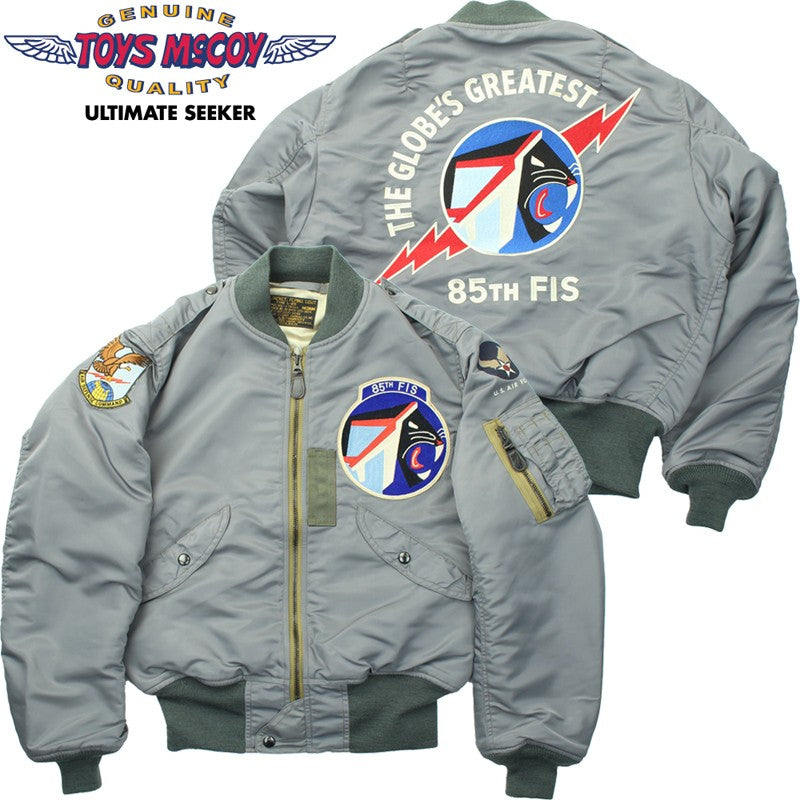 TMJ2507 / TOYS McCOY TYPE L-2B BLUE ANCHOR OVERALL CO.,INC. 85TH FIS " GLOBE'S GREATEST "