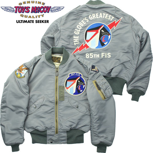 TMJ2507 / TOYS McCOY TYPE L-2B BLUE ANCHOR OVERALL CO.,INC. 85TH FIS " GLOBE'S GREATEST "