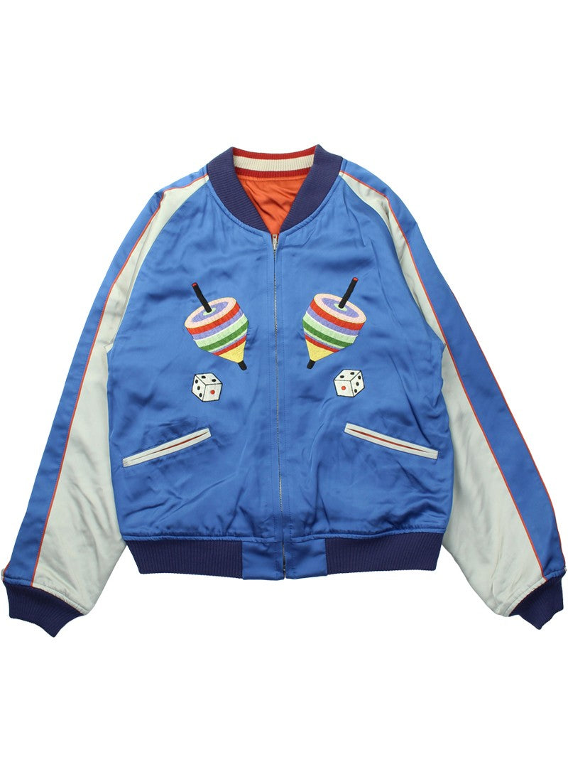 TMJ2511 / TOYS McCOY THE GOLDEN AGE SOUVENIR JACKET 傷だらけの天使 昭和100年記念スカジャン 乾亨 "兎と独楽" 番外編