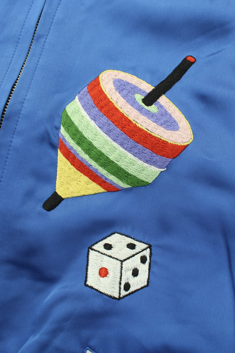 TMJ2511 / TOYS McCOY THE GOLDEN AGE SOUVENIR JACKET 傷だらけの天使 昭和100年記念スカジャン 乾亨 "兎と独楽" 番外編