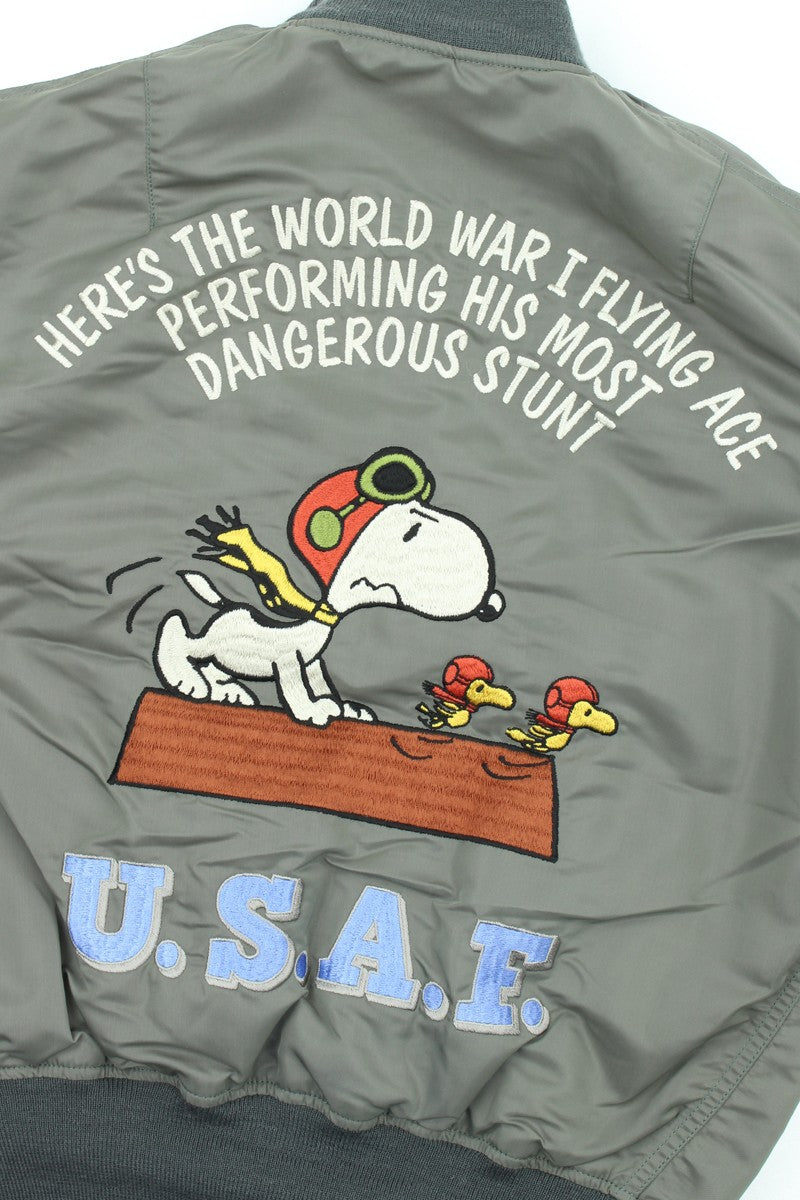 TMJ2523 / TOYS McCOY TYPE MA-1 MIL-J-8279E SNOOPY "U.S.A.F. TACTICAL AIR COMMAND"