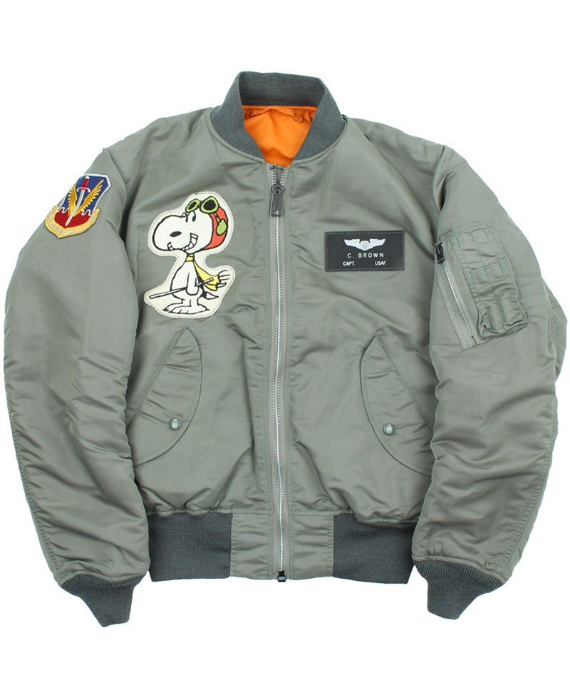 TMJ2523 / TOYS McCOY TYPE MA-1 MIL-J-8279E SNOOPY "U.S.A.F. TACTICAL AIR COMMAND"