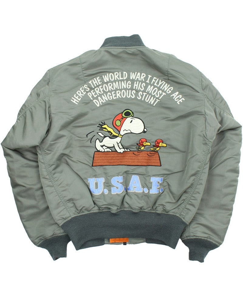 TMJ2523 / TOYS McCOY TYPE MA-1 MIL-J-8279E SNOOPY "U.S.A.F. TACTICAL AIR COMMAND"