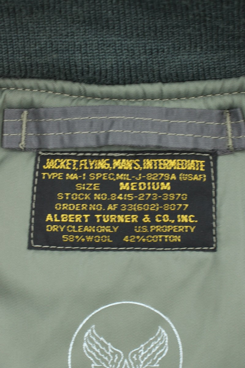 TMJ2533 / TOYS McCOY TYPE MA-1 ALBERT TURNER MIL-J-8279A