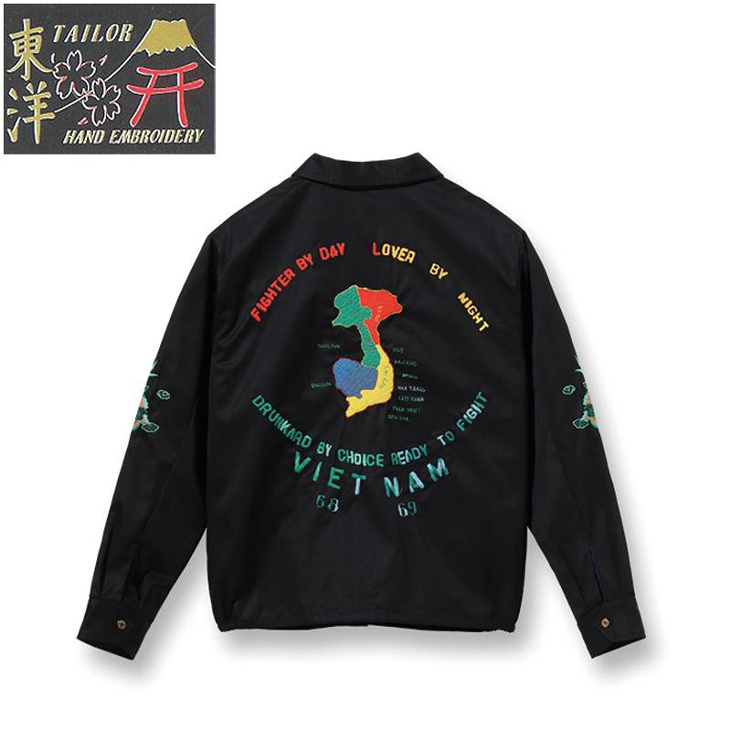 TT15394 / TAILOR TOYO Late 1960s Style Cotton Vietnam Jacket “VIETNAM MAP”