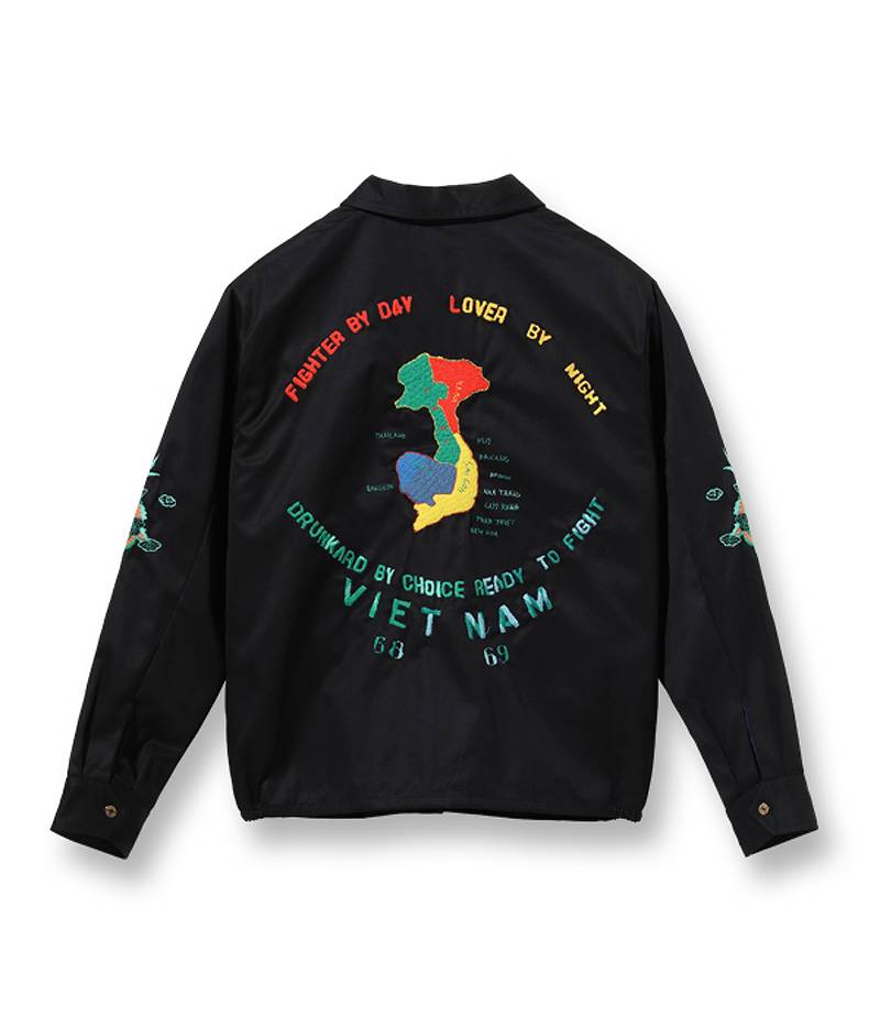 TT15394 / TAILOR TOYO Late 1960s Style Cotton Vietnam Jacket “VIETNAM MAP”