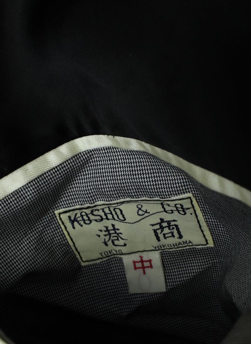 TT15531-119 / TAILOR TOYO Early 1950s Style Acetate Souvenir Jacket “KOSHO & CO.” Special Edition “DUELLING DRAGONS”דJAPAN MAP PRINT”