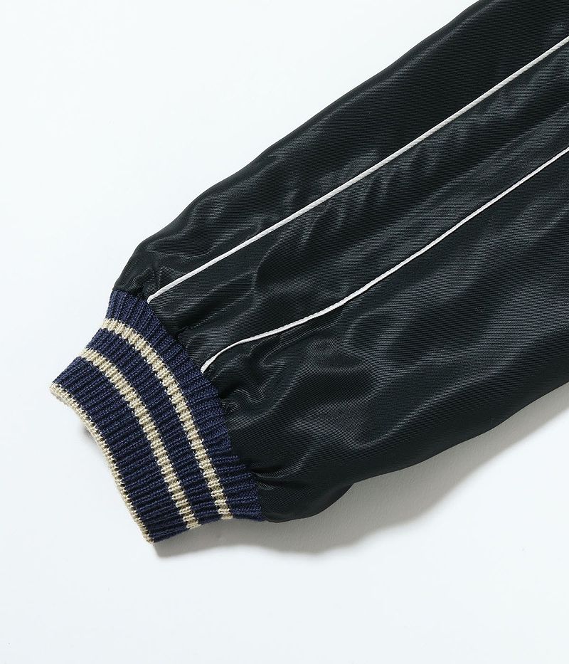 TT15542-190 / TAILOR TOYO Early 1950s Style Acetate Souvenir Jacket “RED EAGLE” × “TIGER HEAD”