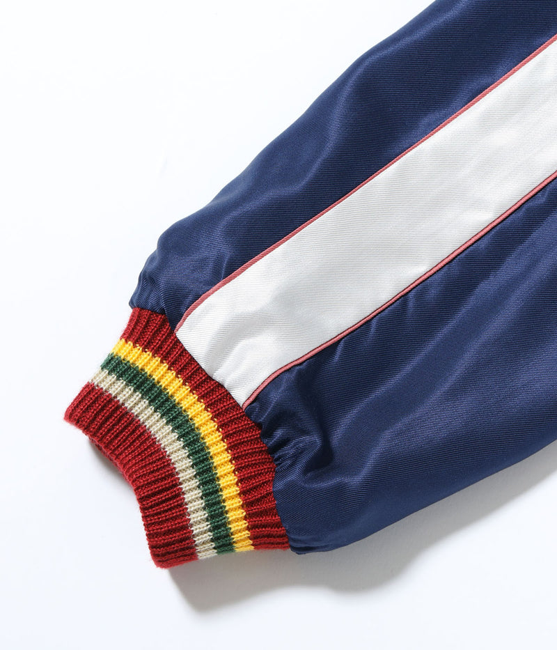TT15790-170 / TAILOR TOYO Mid 1950s Style Acetate Souvenir Jacket “EAGLE” × “BLUE TIGER”