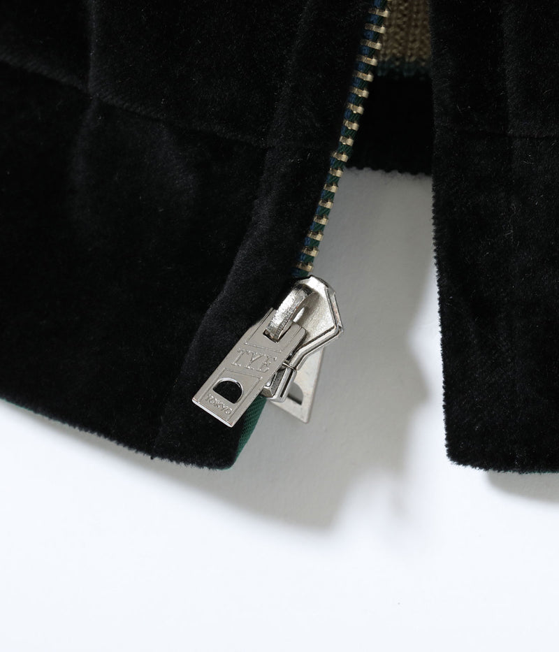 TT15795-119 / TAILOR TOYO Mid 1950s Style Velveteen (Two-tone) × Acetate Souvenir Jacket “TIGER HEAD” × “GOLD DRAGON”