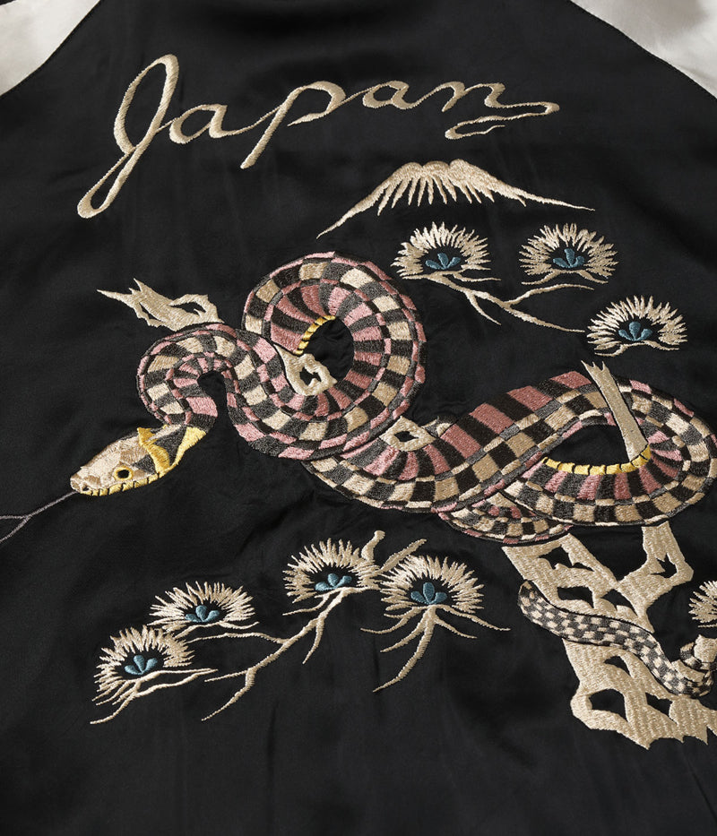 TT15808-190 / KOSHO & CO. TAILOR TOYO Acetate Souvenir Jacket TOYO ENTERPRISE 60th Anniversary Special Edition “BLACK SNAKE” × “RED SNAKE”