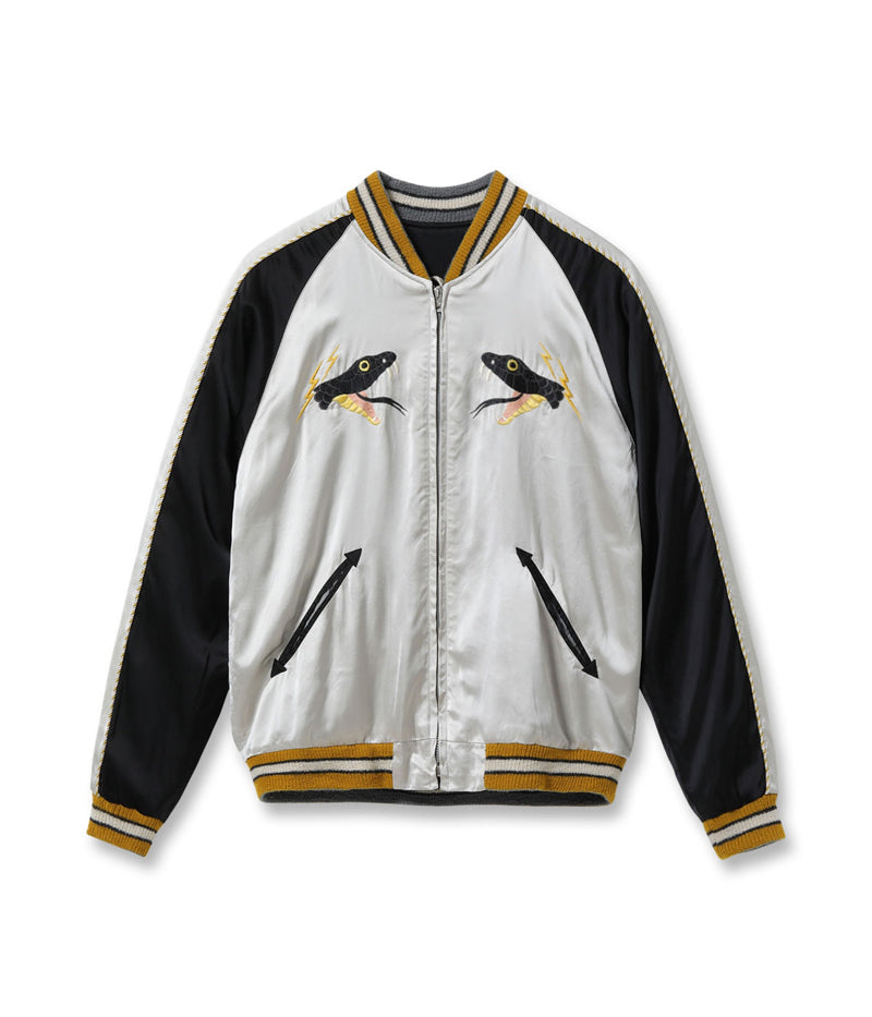 TT15808-190 / KOSHO & CO. TAILOR TOYO Acetate Souvenir Jacket TOYO ENTERPRISE 60th Anniversary Special Edition “BLACK SNAKE” × “RED SNAKE”