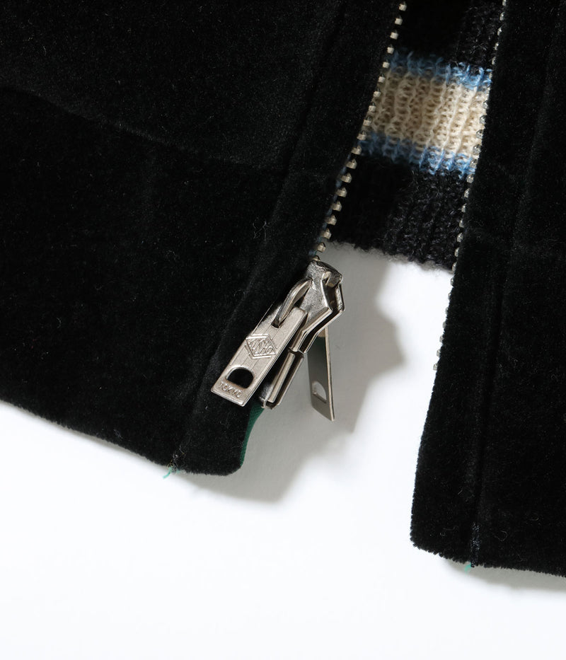 TT15809-119 / KOSHO & CO. TAILOR TOYO Mid 1950s Style Velveteen × Acetate Quilted Souvenir Jacket “Stencil Paint” TOYO ENTERPRISE 60th Anniversary Special Edition “TIGER HEAD” × “EAGLE”