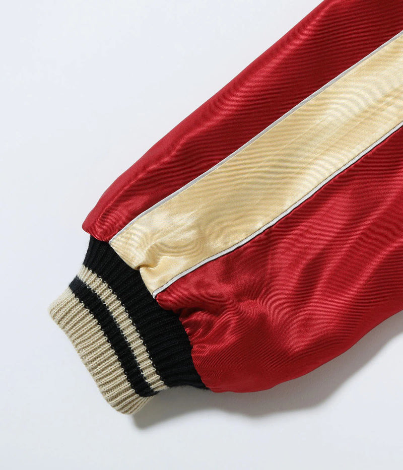 TT15877-219 / TAILOR TOYO Early 1950s Style Acetate Souvenir Jacket “USS PRINCETON” × “MAIKO”