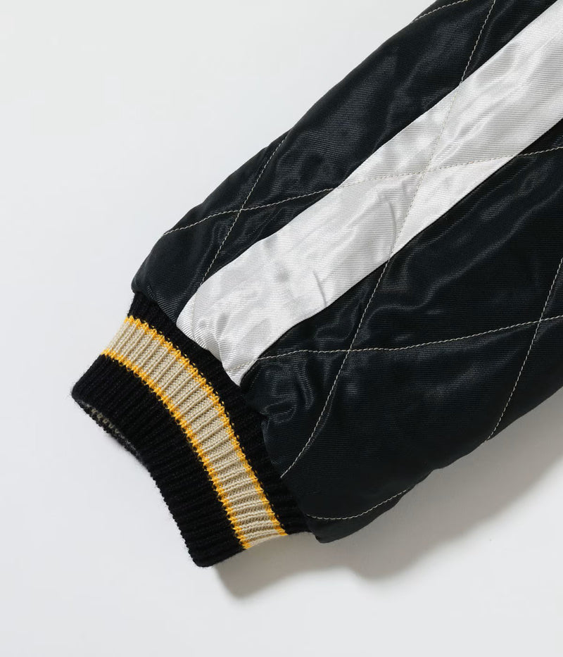 TT15974-119 / TAILOR TOYO Mid 1950s Style Velveteen Souvenir Jacket “RED TIGER” × “LANDSCAPE”