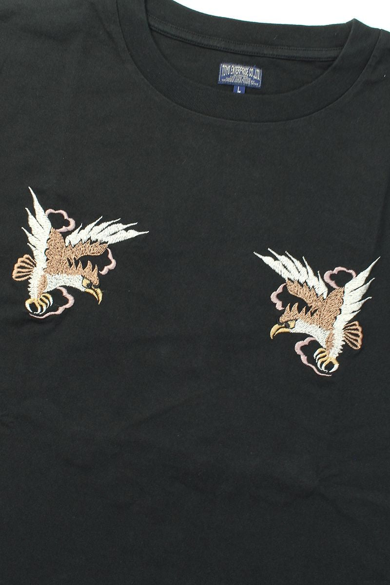 TT79392 TAILOR TOYO Embroidery of SUKA-JAN pattern - EAGLE & MT.FUJI -