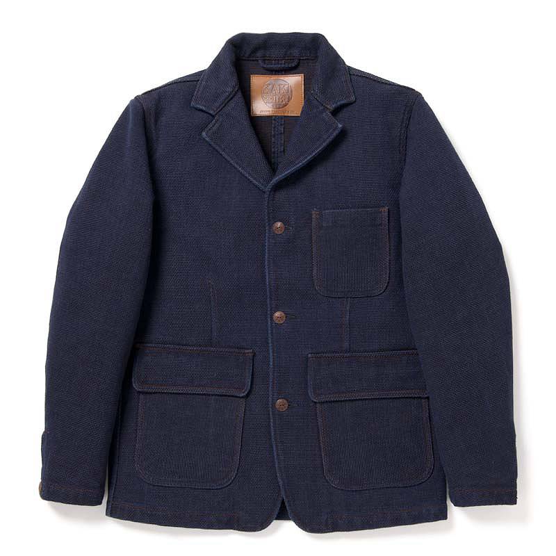 【4524】 STUDIO D'ARTISAN KAKISHIBU SASHIKO DENIM JACKET