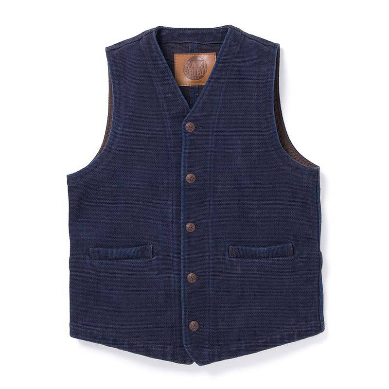 【4525】 STUDIO D'ARTISAN KAKISHIBU SASHIKO VEST