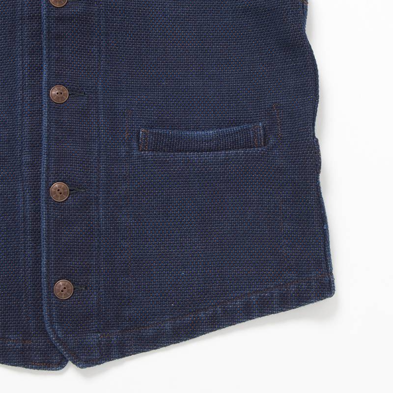 【4525】 STUDIO D'ARTISAN KAKISHIBU SASHIKO VEST
