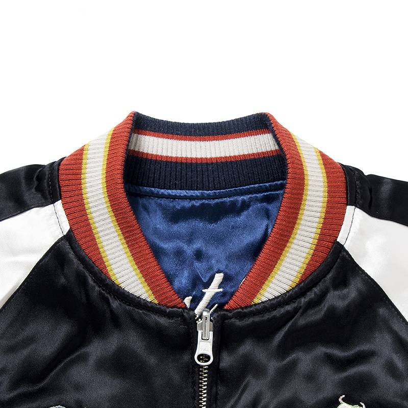 【4566】 STUDIO D'ARTISAN SATIN SOUVENIR JACKET