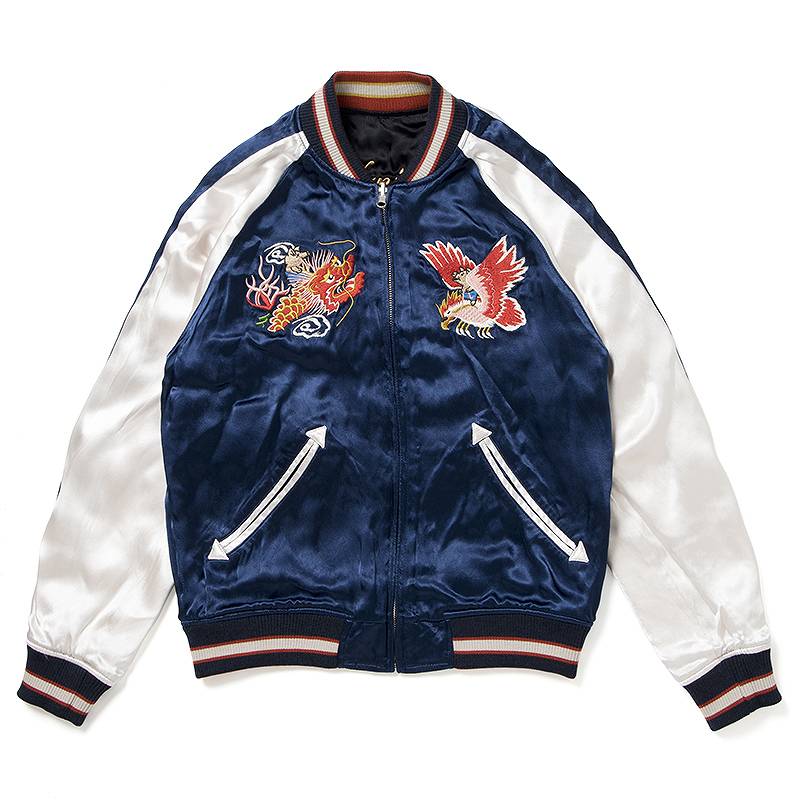 【4566】 STUDIO D'ARTISAN SATIN SOUVENIR JACKET