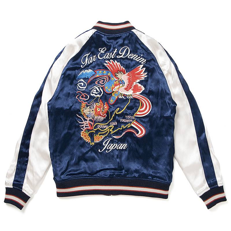 【4566】 STUDIO D'ARTISAN SATIN SOUVENIR JACKET