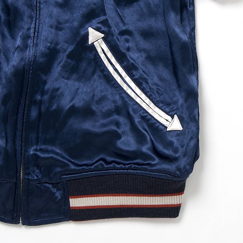 【4566】 STUDIO D'ARTISAN SATIN SOUVENIR JACKET