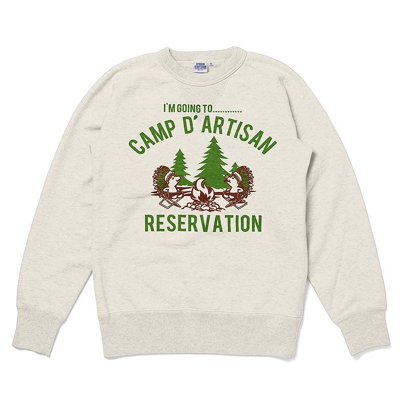 【8085A】 STUDIO D'ARTISAN Freedom Print Sweatshirt