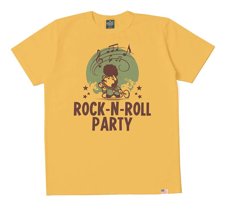 【8104A】 STUDIO D'ARTISAN U.S.A. Cotton Print T-Shirt