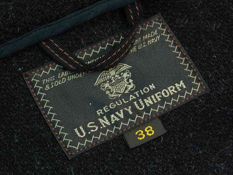 BR13877 / BUZZ RICKSON'S SUBMARINE CLOTHING WINTER WOOLIN “U.S.NAVY UNIFORM”