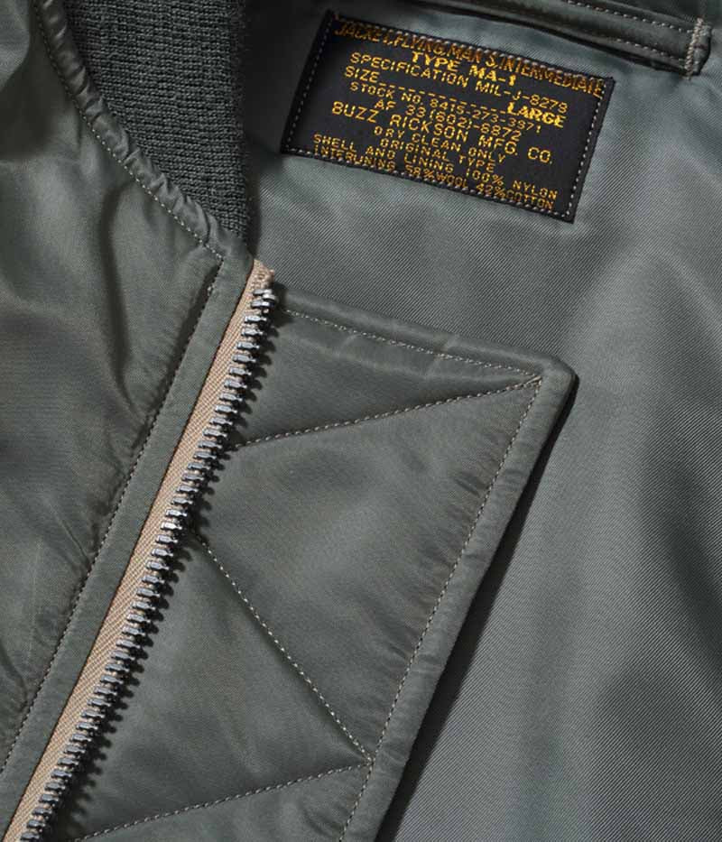 BR14920 / BUZZ RICKSON'S Type MA-1 SLENDER ORIGINAL SPEC. "BUZZ RICKSON MFG.