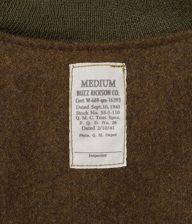BR14944 / BUZZ RICKSON'S Type TANK PATCH POCKET "BUZZ RICKSON CO. 2nd ARMOR DIVISION".