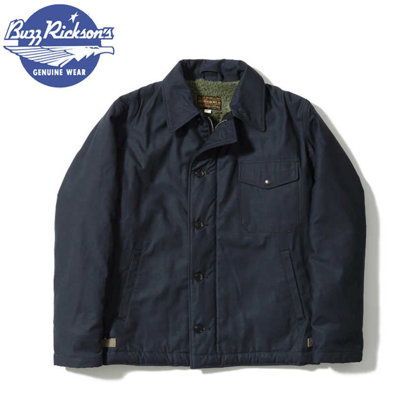 BR14957 / BUZZ RICKSON'S Type DECK A-2 "NAVY COLOR CIVILIAN MODEL BUZZ RICKSON MFG. CO."