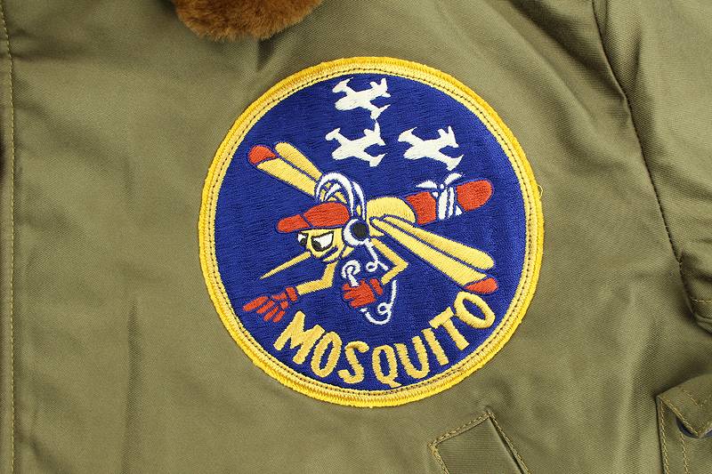 BR15129 / BUZZ RICKSON'S Type B-15A REED PRODUCTS.INC. “6147th TAC. CTRL. GP. MOSQUITOES”