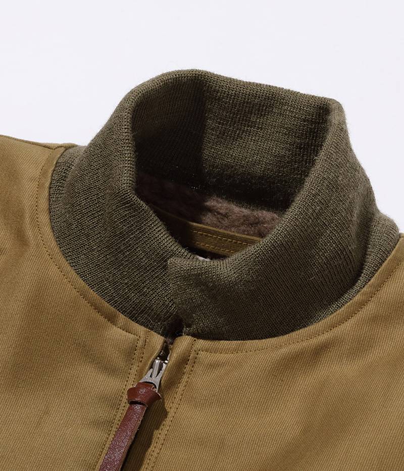 BR15151 / BUZZ RICKSON'S JACKET, DECK, ZIP “ALPACA & WOOL PILE LINING NAVY DEPARTMENT”