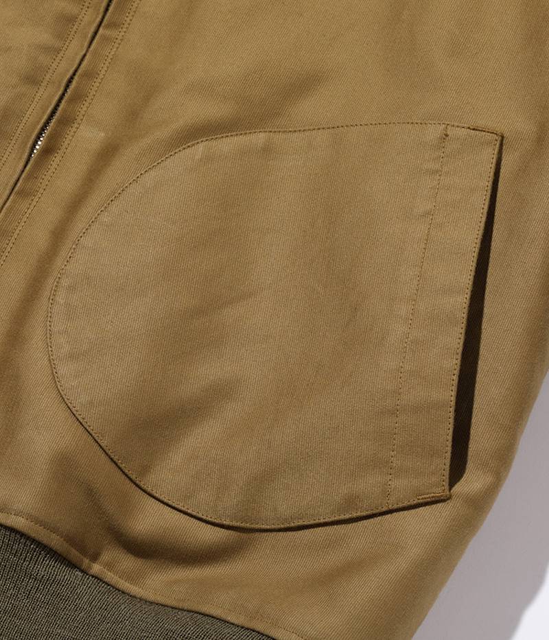 BR15151 / BUZZ RICKSON'S JACKET, DECK, ZIP “ALPACA & WOOL PILE LINING NAVY DEPARTMENT”