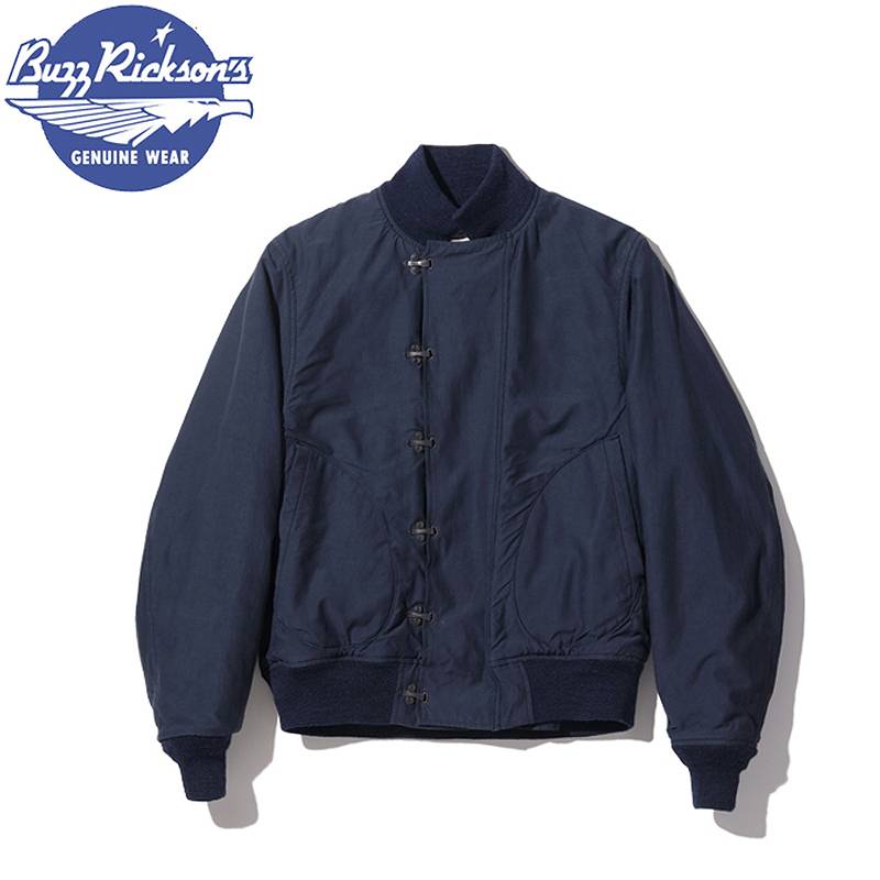 BR15153 BUZZ RICKSON'S JACKET, DECK, HOOK “RAYON/COTTON VERSION NAVY DEPARTMENT”