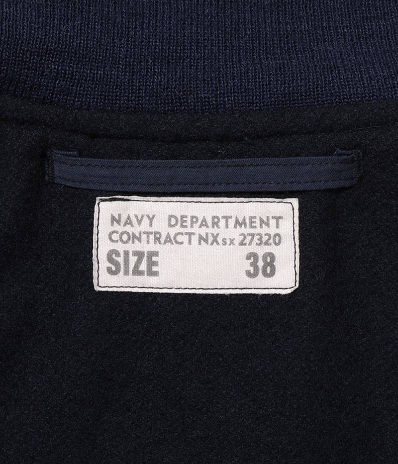 BR15153 BUZZ RICKSON'S JACKET, DECK, HOOK “RAYON/COTTON VERSION NAVY DEPARTMENT”