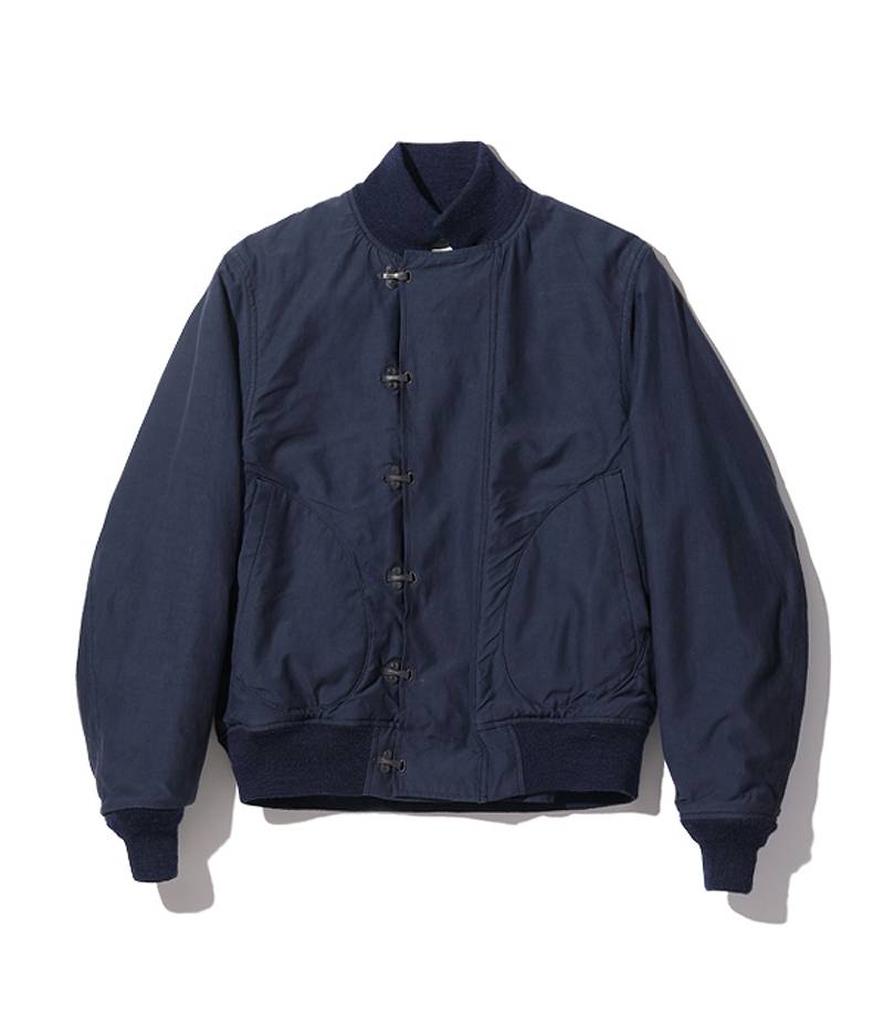 BR15153 BUZZ RICKSON'S JACKET, DECK, HOOK “RAYON/COTTON VERSION NAVY DEPARTMENT”