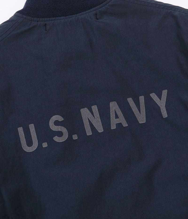 BR15153 BUZZ RICKSON'S JACKET, DECK, HOOK “RAYON/COTTON VERSION NAVY DEPARTMENT”
