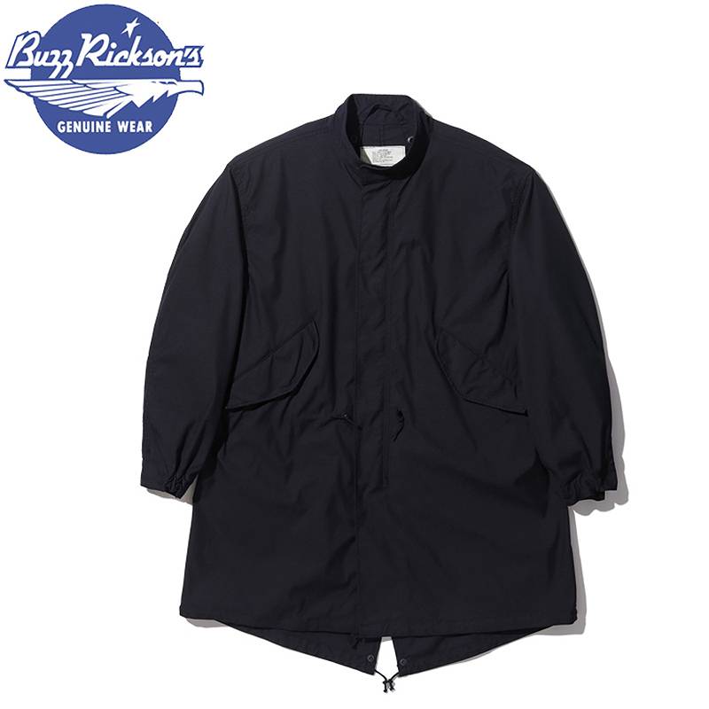 BR15192 BUZZ RICKSON'S WILLIAM GIBSON COLLECTION Type BLACK HOOD, EXTREME COLD WEATHER M-65 (NO HOOD)